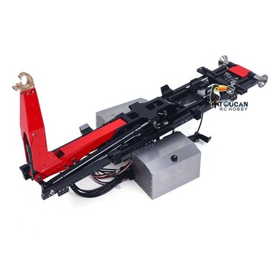 LESU 1:14 Metal Foldable Roll On Off Dumper Frame 5way Valves for RC Full Dumper