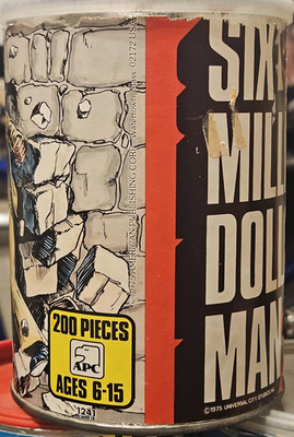 Bionic $6 Million Dollar man complete perfect 200 piece jigsaw from 1975