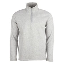 EDDIE BAUER MEN'S 1/4 ZIP PULLOVER - SIZE MEDIUM - GRAY HEATHER - EM32LK662D