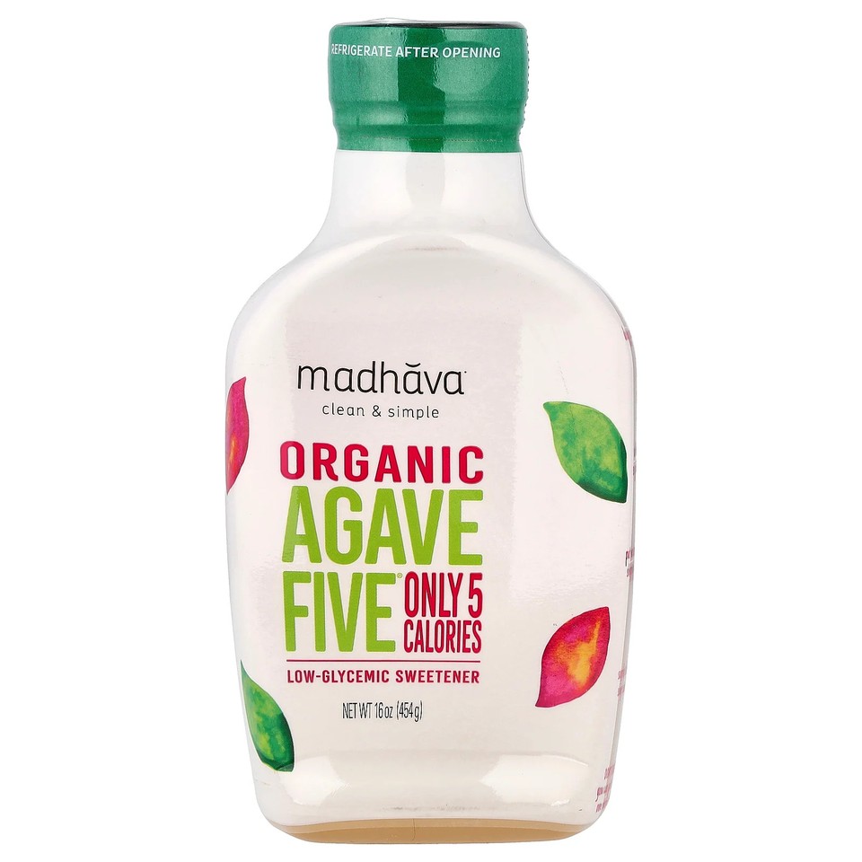 Clean & Simple, Organic Agave Five®, Low-Glycemic Sweetener, 16 oz (454 g)