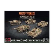 Flames of War WW2: German - Panther Late Tank Platoon