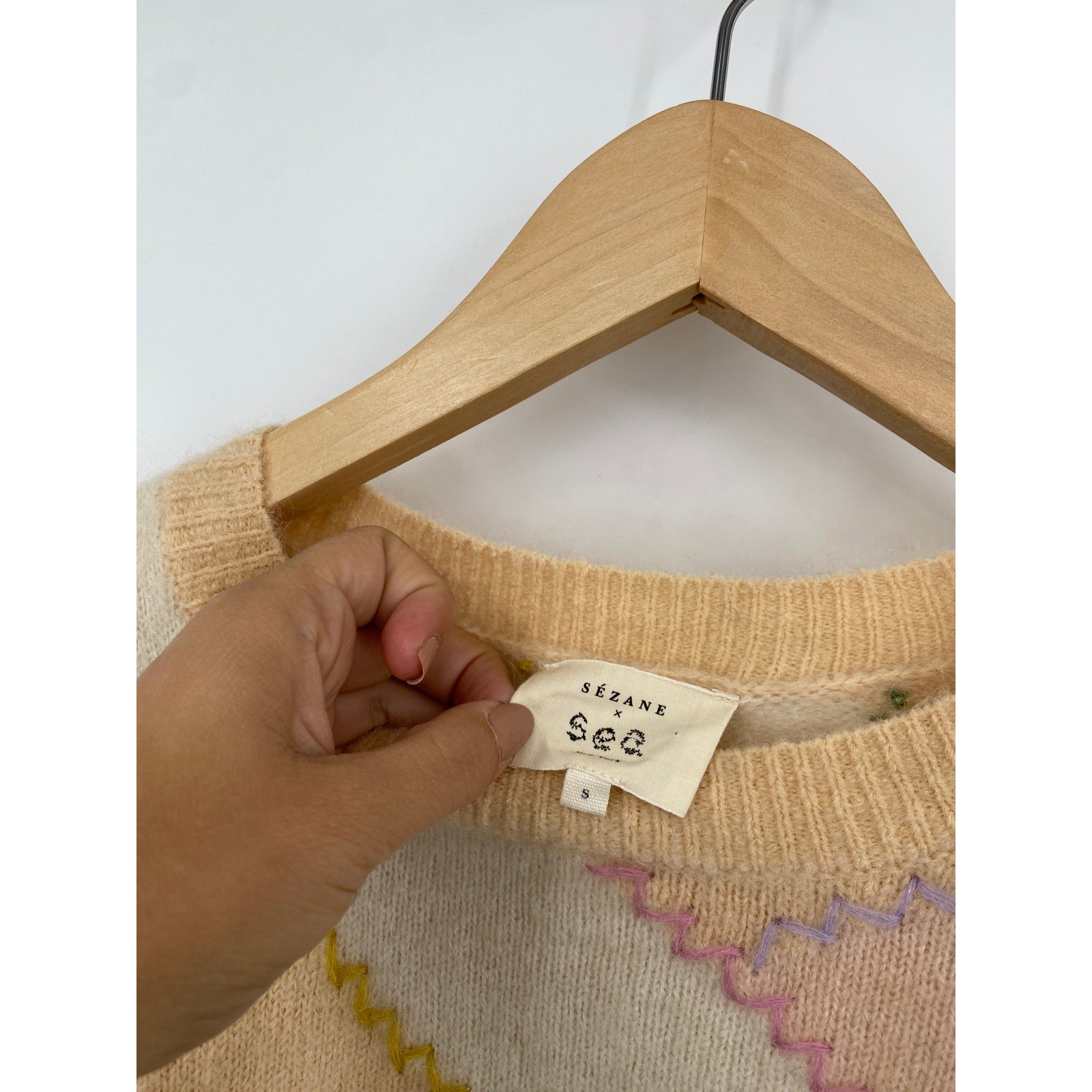 Sezane X Sea Ameline Jumper pastel pink image 3