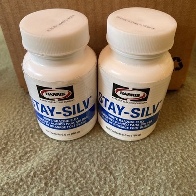 2-Harris Stay-Silv Silver Soldering Flux White Paste for Hi Temperature, SSWF7