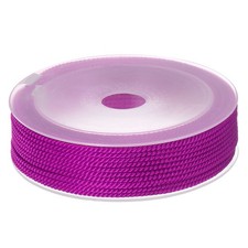 Twisted Nylon Twine Thread 2mm 13M/43 Feet Braided Nylon String, Hot Magenta
