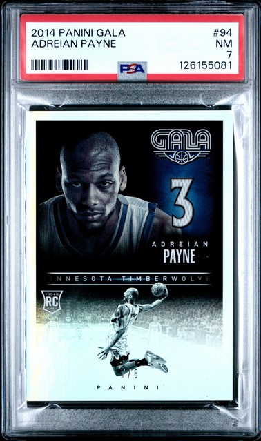 2014 PANINI GALA #94 ADREIAN PAYNE 7/8 PSA 7