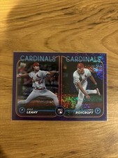 2024 Topps Update Kyle Leahy/Chris Roycroft Combo Purple Holo Foilboard /799