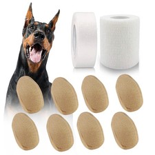 4 Set Doberman Ear Posting Kit with Extra 2 Rolls Dog Tapes for Pincher Samoyed