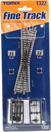 Suministros de modelos ferroviarios TOMIX N Gauge Crossing Rail XR140-15 F 1322 | Zustand: New
