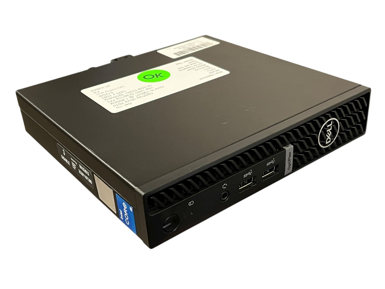 Dell OptiPlex Micro 7010 i5-13600T 1.80GHz 16GB RAM 512GB Windows 11 Pro Desktop