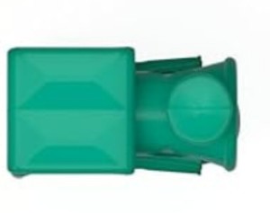 1P Replacement Plastic Domino Markers, Green, USED