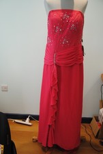 Beautiful BNWT neon pink chiffon ball gown from SexyHer - 16