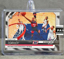 Alexnadre Sarr RC #3/5 - 2024-25 Panini Instant #365 Rolling after All-Star Game