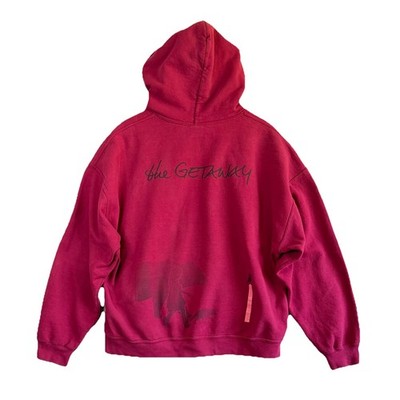 Red Hot Chili Peppers Hoodie XL Red 2016 The Getaway Album Gildan