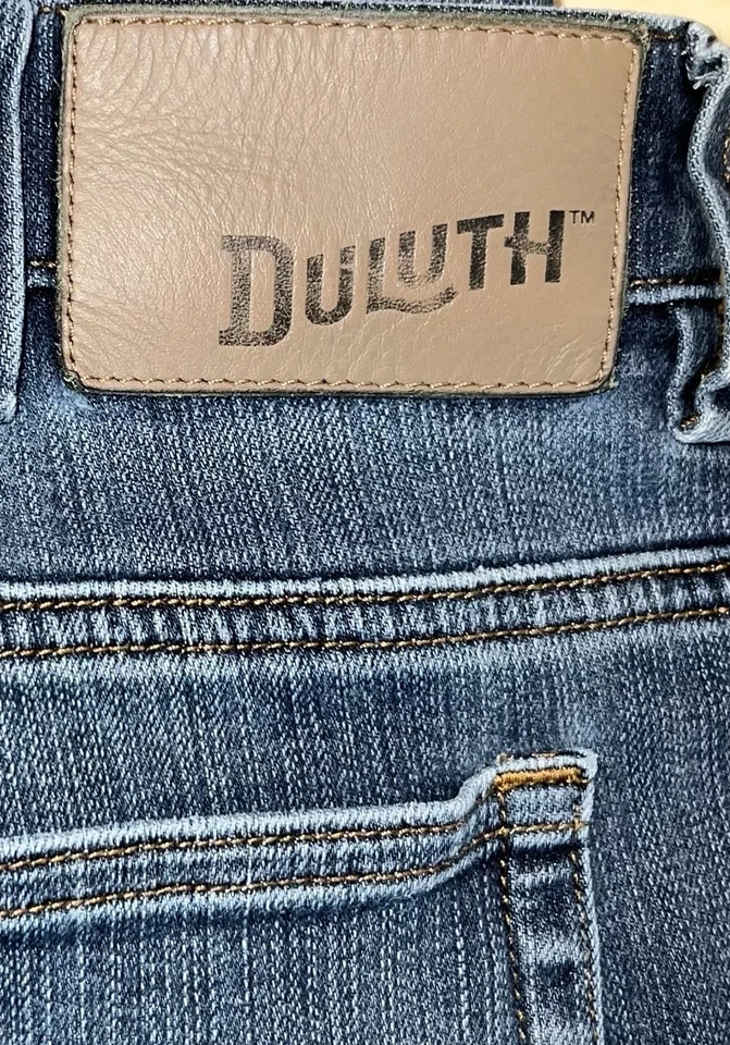 Lot Of 5 Duluth Trading Co Ballroom Double Flex Men’s 36 X 36 Blue Denim Jeans - Image 2 of 4