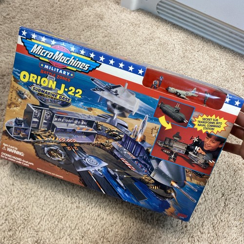 Vintage 1998 Galoob Micro Machines Military Orion J-22 Submarine Base 65568 Neu - Bild 9 von 9