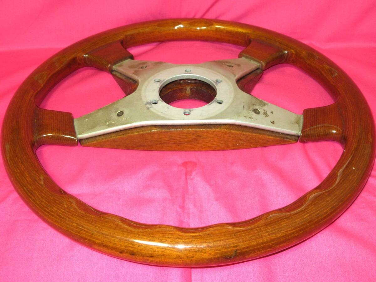 VICTOR Wood Steering Wheel 360mm JDM Euro Fiat 500 Alfa VW Beetle