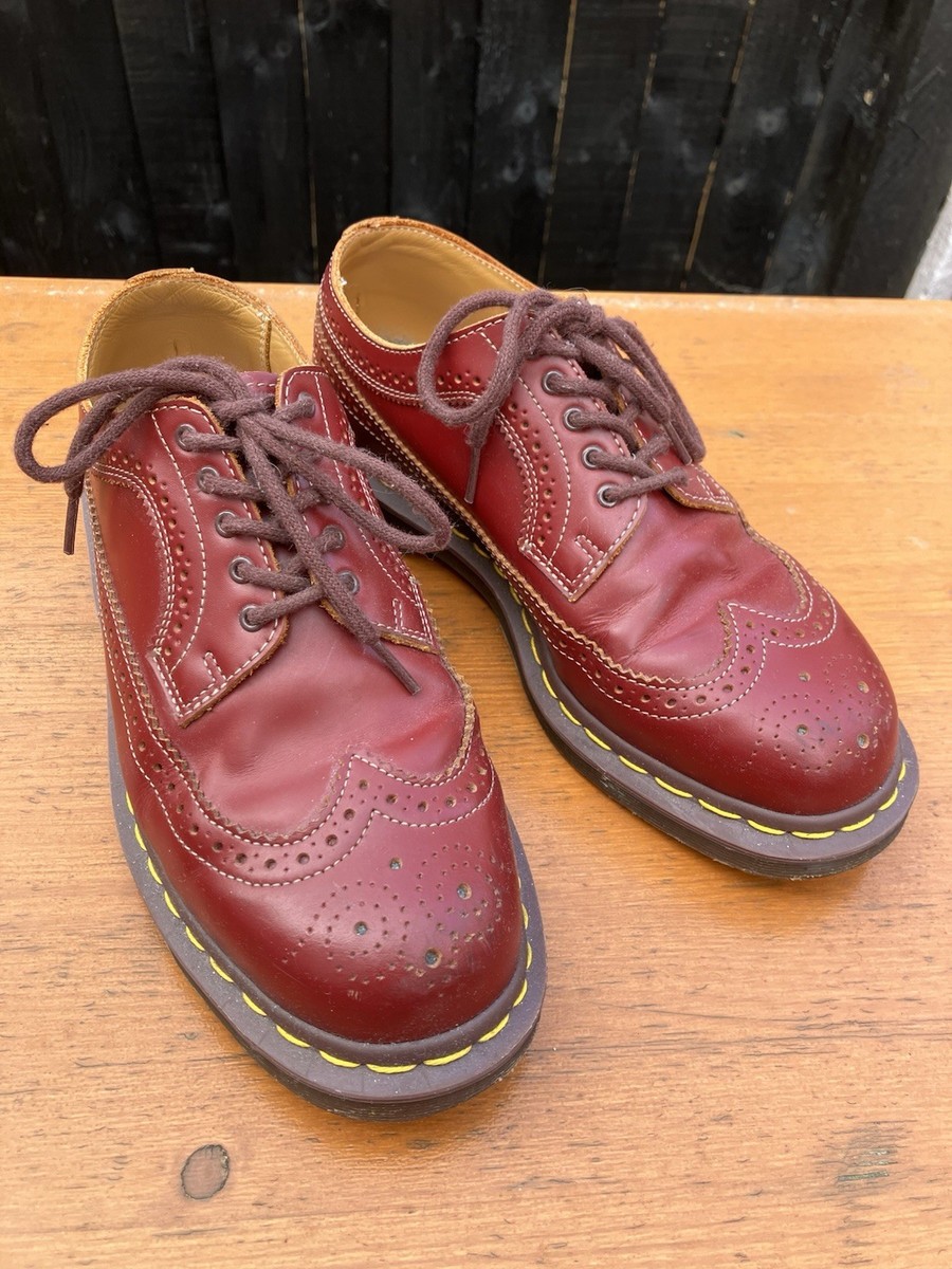 Dr Martens Oxblood Brogues Vegan Leather Oxblood Dr Martens