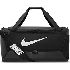 NIKE Brasilia Bag Sport, Black/Black/White, L