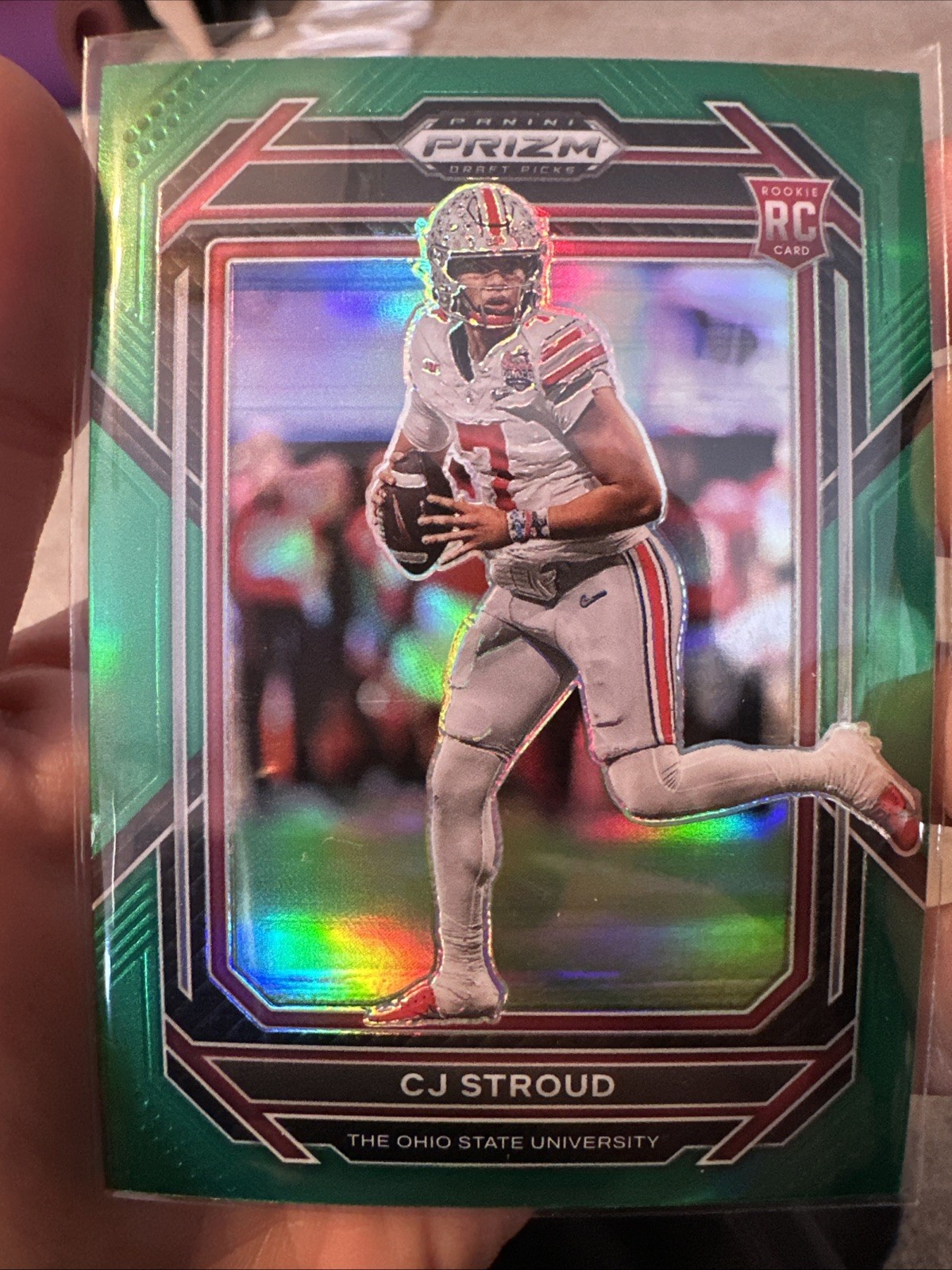 2023 Panini Prizm Draft Picks - C.J. Stroud #102 Green Prizm (RC)