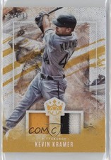 2019 Panini Diamond Kings DK Materials Holo Silver 44/99 Kevin Kramer 1a5e