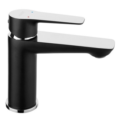 Waschtischarmatur Schwarz Bad Wasserhahn Waschbecken Badarmatur Adore von Ferro
