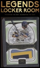 2024 Topps Definitive Collection Christian Yelich Jumbo Relic Green /15