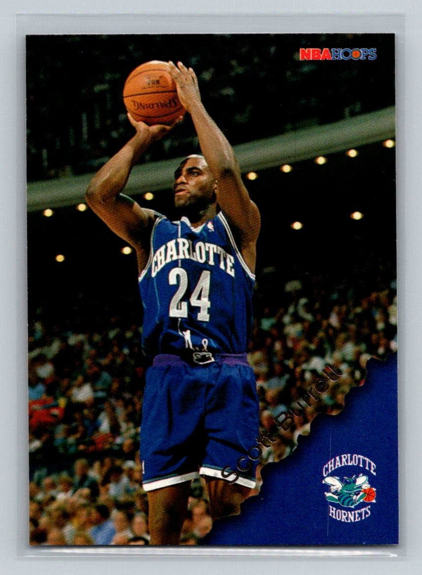 1996-97 Hoops #14 Scott Burrell Charlotte Hornets Basketball Card