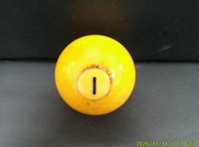 Replacement 1 Billiard Pool Ball - Standard Regulation - 2 1/4" Diameter Solid
