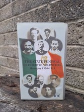 Vintage VHS Tape The State Funeral 2001 RTE Irish Republican Interest 
