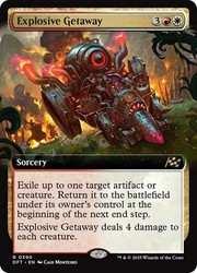 Explosive Getaway (Extended Art) #390 Aetherdrift MTG