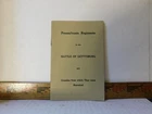 Vintage PENNSYLVANIA REGIMENTS at the BATTLE OF GETTYSBURG by COUNTY & Number