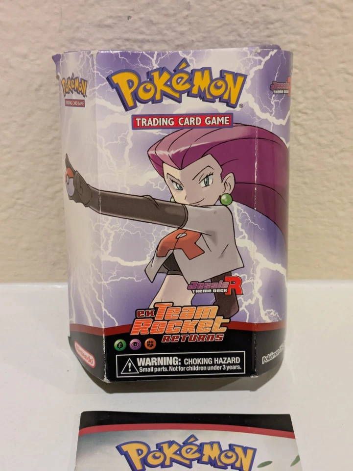 EMPTY Pokemon TCG EX Team Rocket Returns Theme Deck OPEN Box Rule Book JESSIE - Image 2 of 4