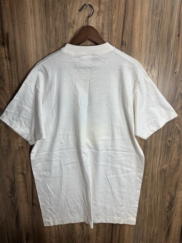 Vintage 1987 Teacherasaurys T-Shirt Size XL 80s Cliff Galbraith Dinosaurs White - Picture 5 of 6