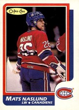 1986-87 O-Pee-Chee #161 Mats Naslund