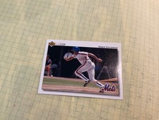 Vince Coleman New York Mets Upperdeck 1992 baseball card #131