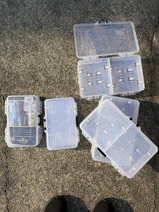 Plano 2-Sided Bait Storage Box (5 Boxes) Fishing Tackle Box