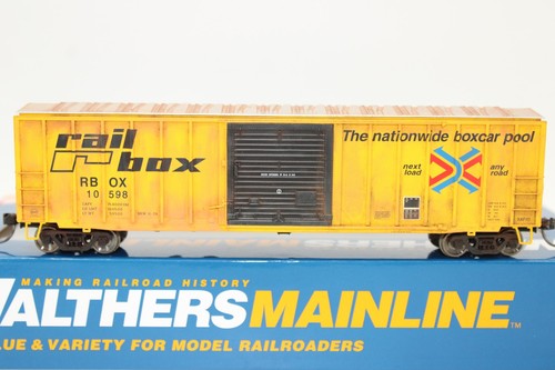 Walthers HO Scale RBOX RailBox 50' RailBox Box Car #10598 Weathered | Zustand: Used