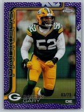 2025 Topps Chrome - Rashan Gary - Purple Leather /75