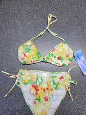 Tropical Floral Pattern Bikini Size Medium Brand NWT