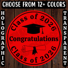 40 CLASS OF 2026 STICKERS 2