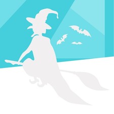  Decorative Sticker Nursery Wall Stickers Home Wallpaper Witch Decals