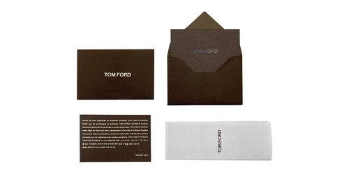 Occhiali da sole uomo Tom Ford FT1080 Quincy nero lucido 59mm nuovi e autentici - Foto 7 di 8
