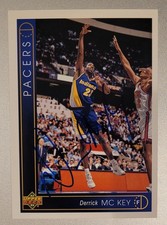 1993-94 Upper Deck - Derrick McKey #356 SONICS/PACERS AUTO SIGNED