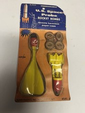 Palmer Plastics Space Rocket Bombs BL29 Vintage Set w/ Paper Caps 17 Years