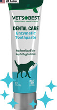 Vet's Best Enzymatic Dog Toothpaste Dental Gel Teeth Cleaning Fresh Breath 3.5oz