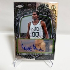 2025-26 Topps BASKETBALL Chrome Robert Parish Signature Style #SS-RP Boston Celt