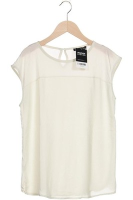 MANGO T-Shirt Damen Shirt Kurzärmliges Oberteil Gr. M Cremeweiß #fz27m7i