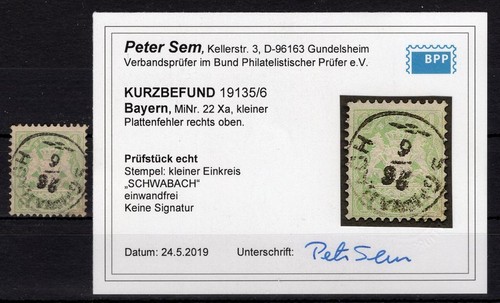 Bavaria 22Xa Ideal Schwabach Gest. BPP FIND EUR (EA0317