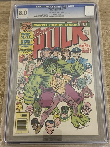 The Incredible Hulk #200 CGC 8.0 Marvel 1976 Silver Surfer app.