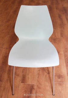 Single Kartell Maui Dining Chair by Vico Magistretti Powder Blue